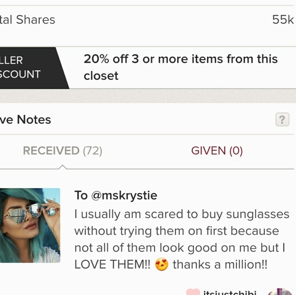 Restocking//Rose gold Mirrored Sunglasses - Picture 7 of 7