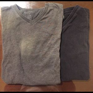 Grey and Black Medium V Necks