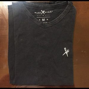 Black Marco Ecko V Neck