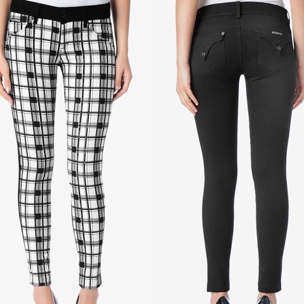 Hudson jeans, Collin, monochrome plaid FW 13