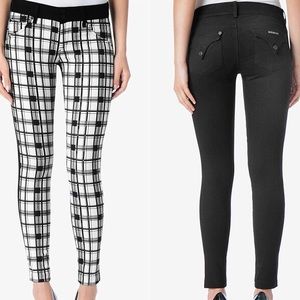 Hudson jeans, Collin, monochrome plaid FW 13