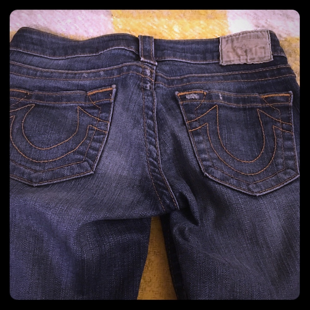 True Religion flare wide bottom jeans! 👖 - Picture 1 of 5