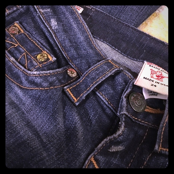 True Religion flare wide bottom jeans! 👖 - Picture 2 of 5