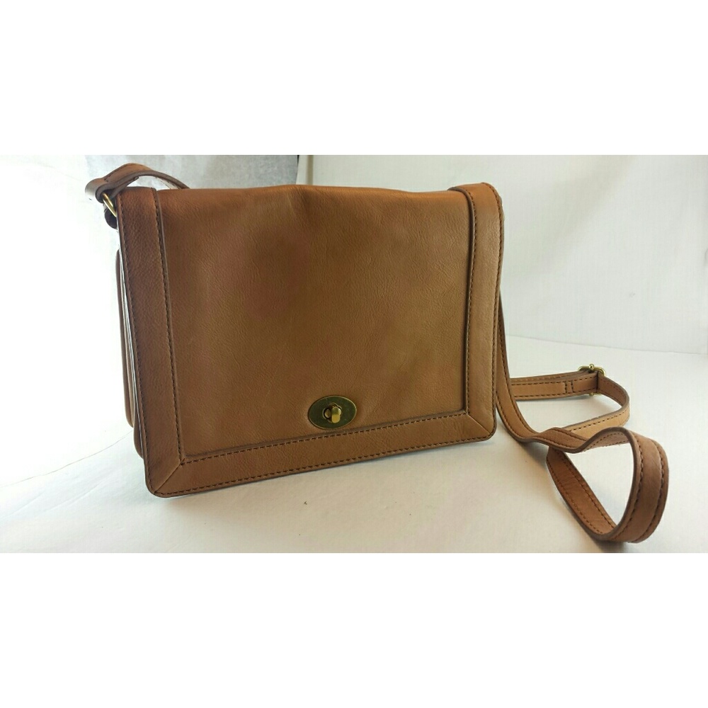 J.CREW Tillary Tan Leather Crossbody Purse