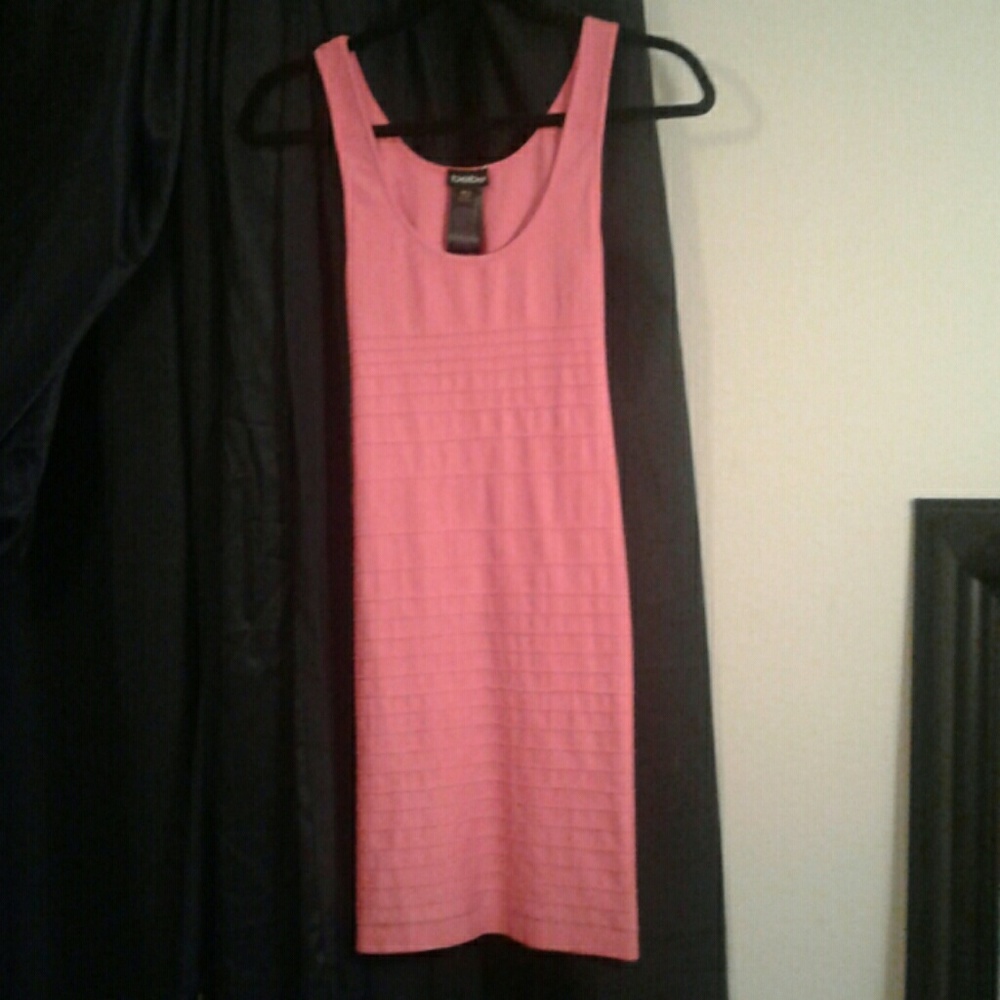 Bright Pink bebe bodycon dress