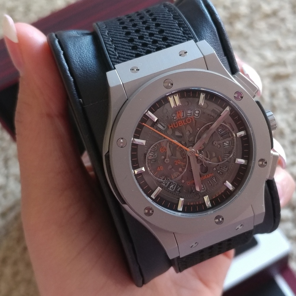 Hublot titanium men's watch