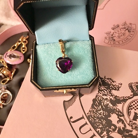 Juicy Couture (RARE) Amethyst Jewel Charm - Picture 1 of 1