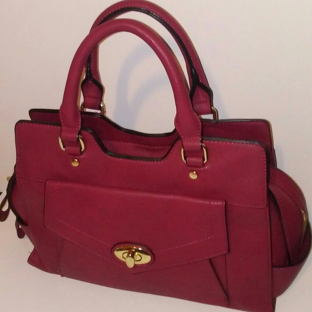 Red Shoulder Handbag Purse