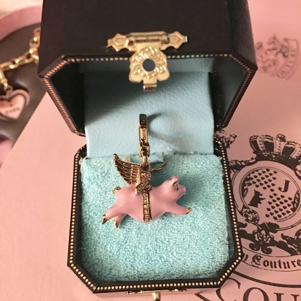 Juicy Couture Flying Pig Charm