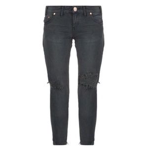 Freebirds distressed black jeans