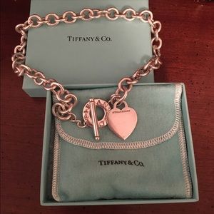 Tiffanys heart toggle necklace.