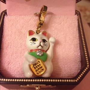 RARE Juicy Couture Lucky Cat Charm