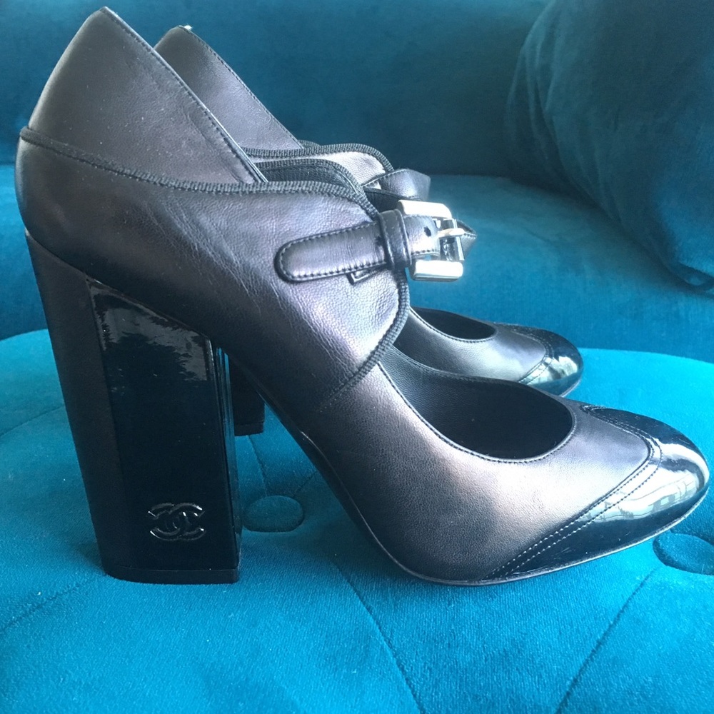 Chanel Block Heels