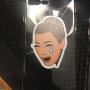 iPhone 7 plus Kim K clear crying Kim case
