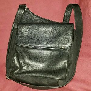 FOSSIL LEATHER crossbody bag