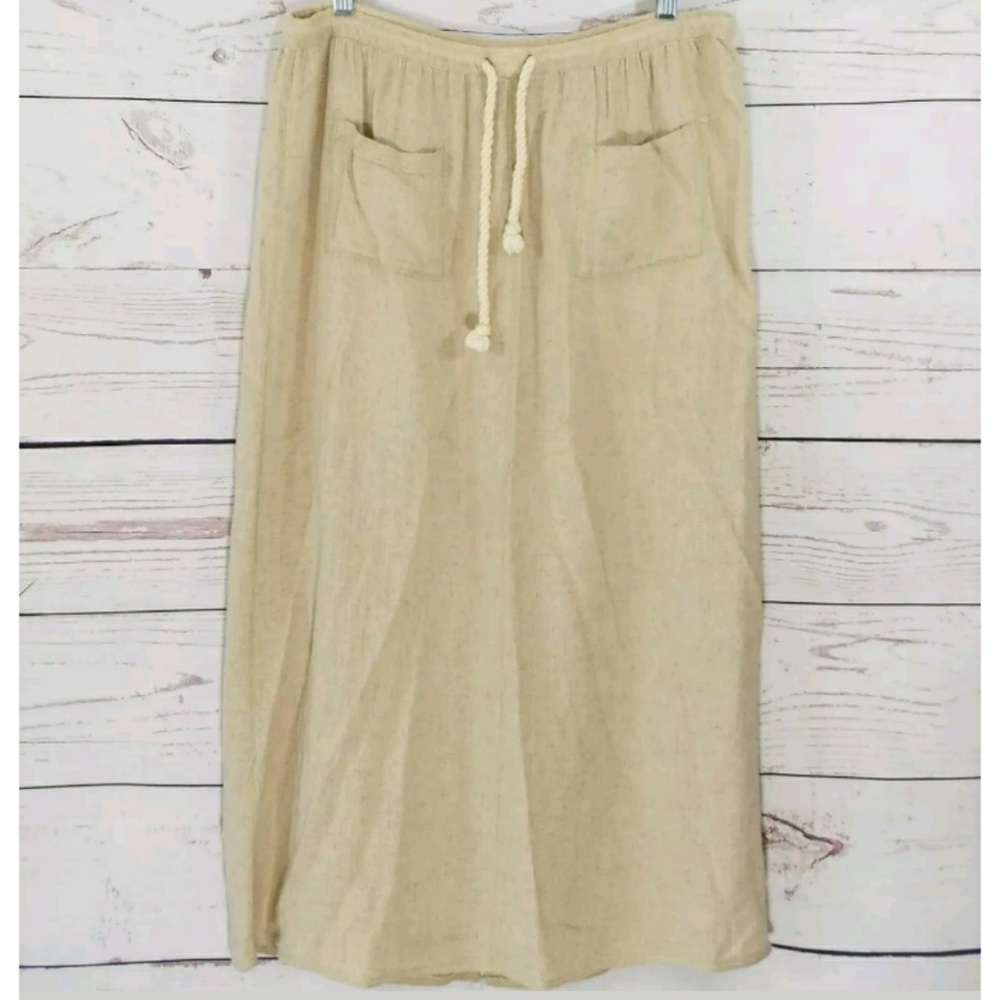 GAP Linen Blend w/ Waist Tie