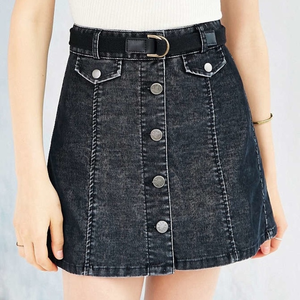 Urban Outfitters BDG Corduroy Button Skirt