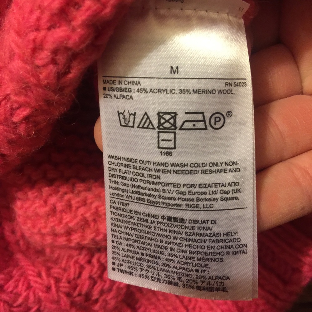 SOLD ON OTHER SITE - Pink Turtleneck Sweater - Picture 6 of 6