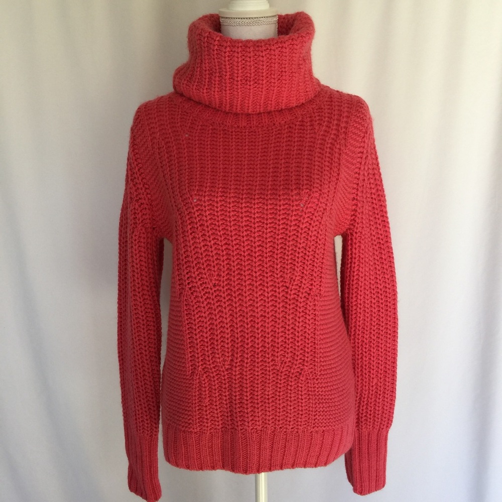 SOLD ON OTHER SITE - Pink Turtleneck Sweater - Picture 1 of 6