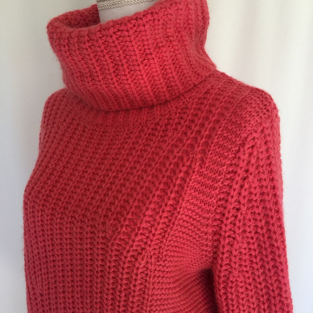 SOLD ON OTHER SITE - Pink Turtleneck Sweater - Picture 2 of 6