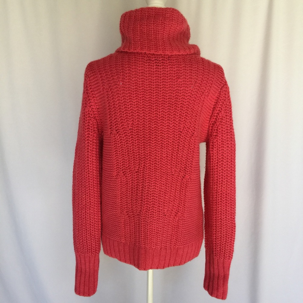 SOLD ON OTHER SITE - Pink Turtleneck Sweater - Picture 4 of 6