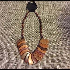 Costa Rican wooden necklace