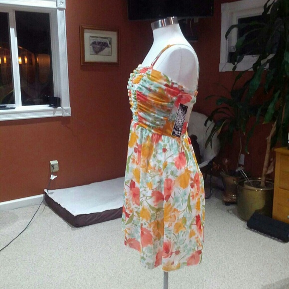 Sequin Hearts multi colored flower sundress - Picture 2 of 8