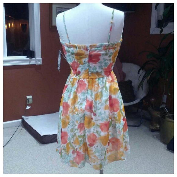 Sequin Hearts multi colored flower sundress - Picture 4 of 8