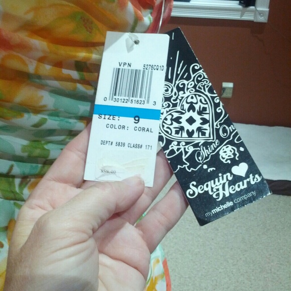 Sequin Hearts multi colored flower sundress - Picture 8 of 8