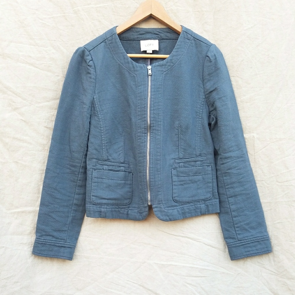 LOFT Blue Grey Jacket