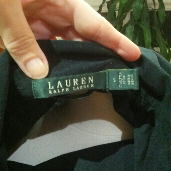 Ralph Lauren black collared shirt - Picture 5 of 6