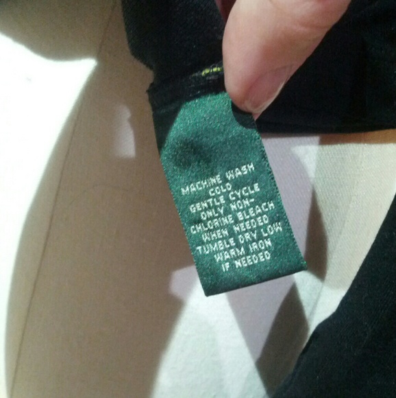 Ralph Lauren black collared shirt - Picture 6 of 6