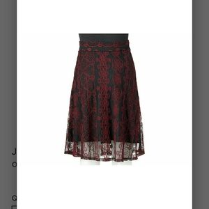 Junior Joe B embroided midi skirt