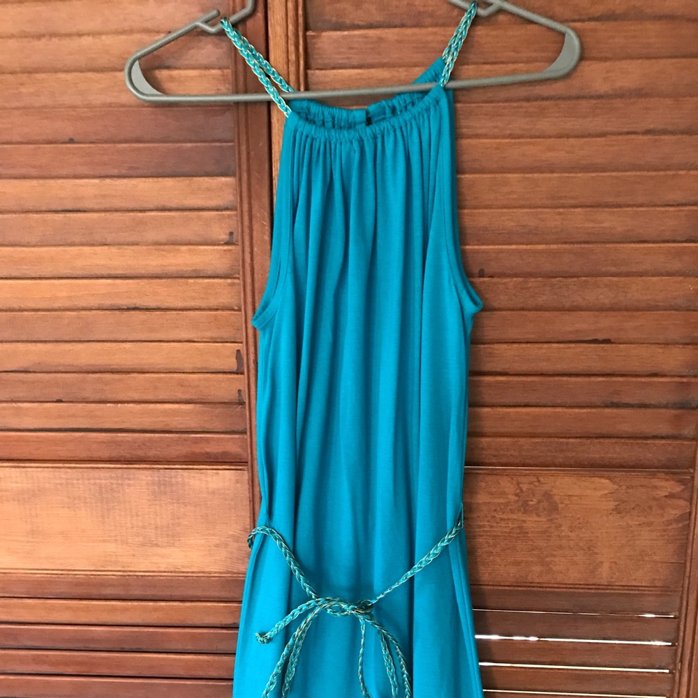 Teal dress