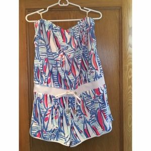 NWT Lilly Pulitzer "Red Right Return" romper