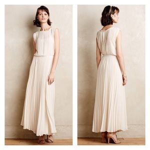 Anthropologie NWOT Icepleat Maxi Dress