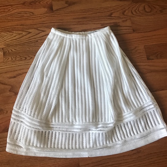 H&M Dresses & Skirts - H&M White Eyelet Skirt
