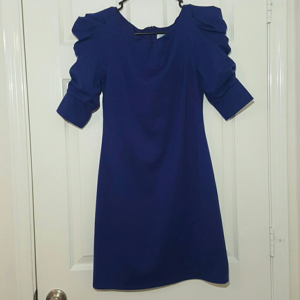 Jessica Simpson royal blue dress