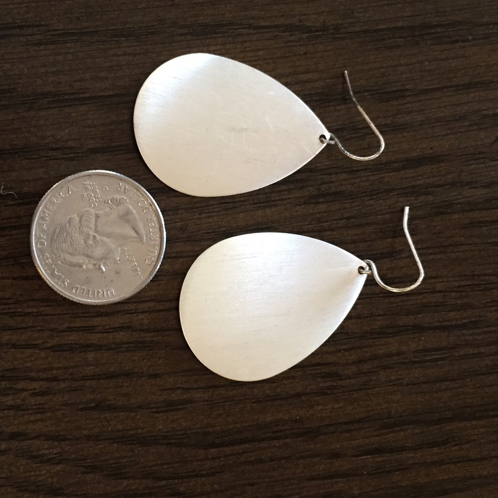 Brushed Metal Earrings