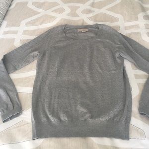 Banana Republic M grey dotted sweater.
