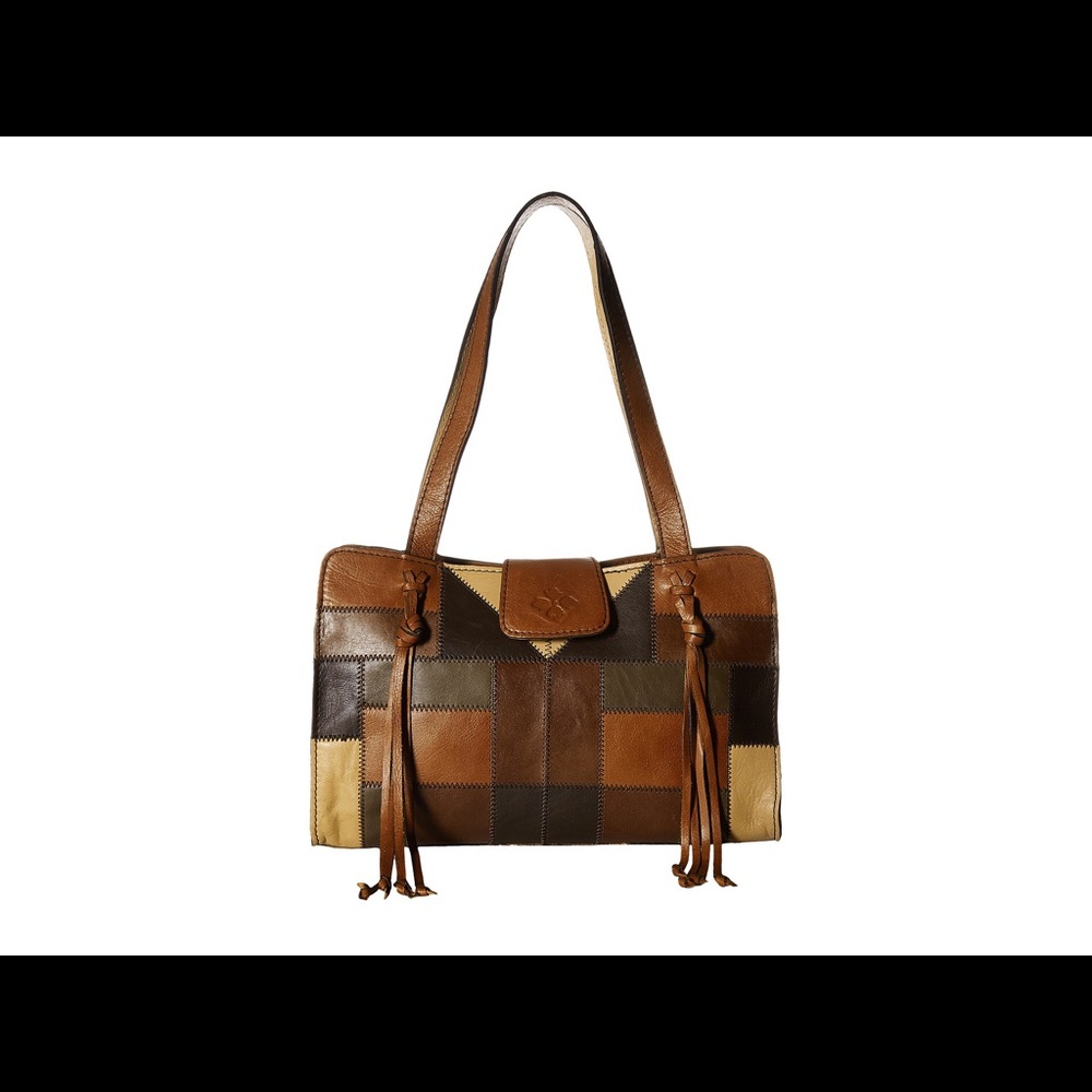 NWT PATRICIA NASH RIENZO SATCHEL ZIGZAG PATCHWORK