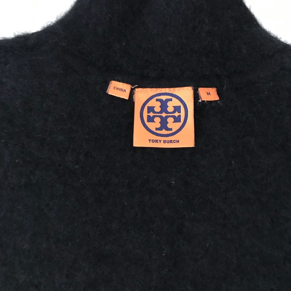 Tory Burch black turtle neck sweater, like new!
