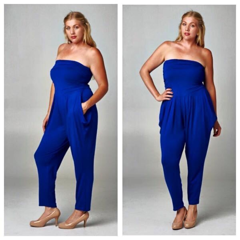 Strapless jumpsuit