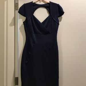 Navy Blue Fitted Dress - GUESS, size 8