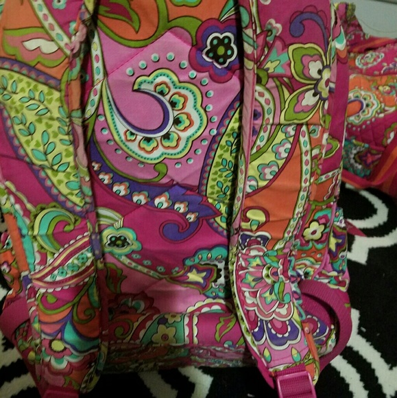 Pink Swirl Vera Bradley Bookbag - Picture 2 of 3
