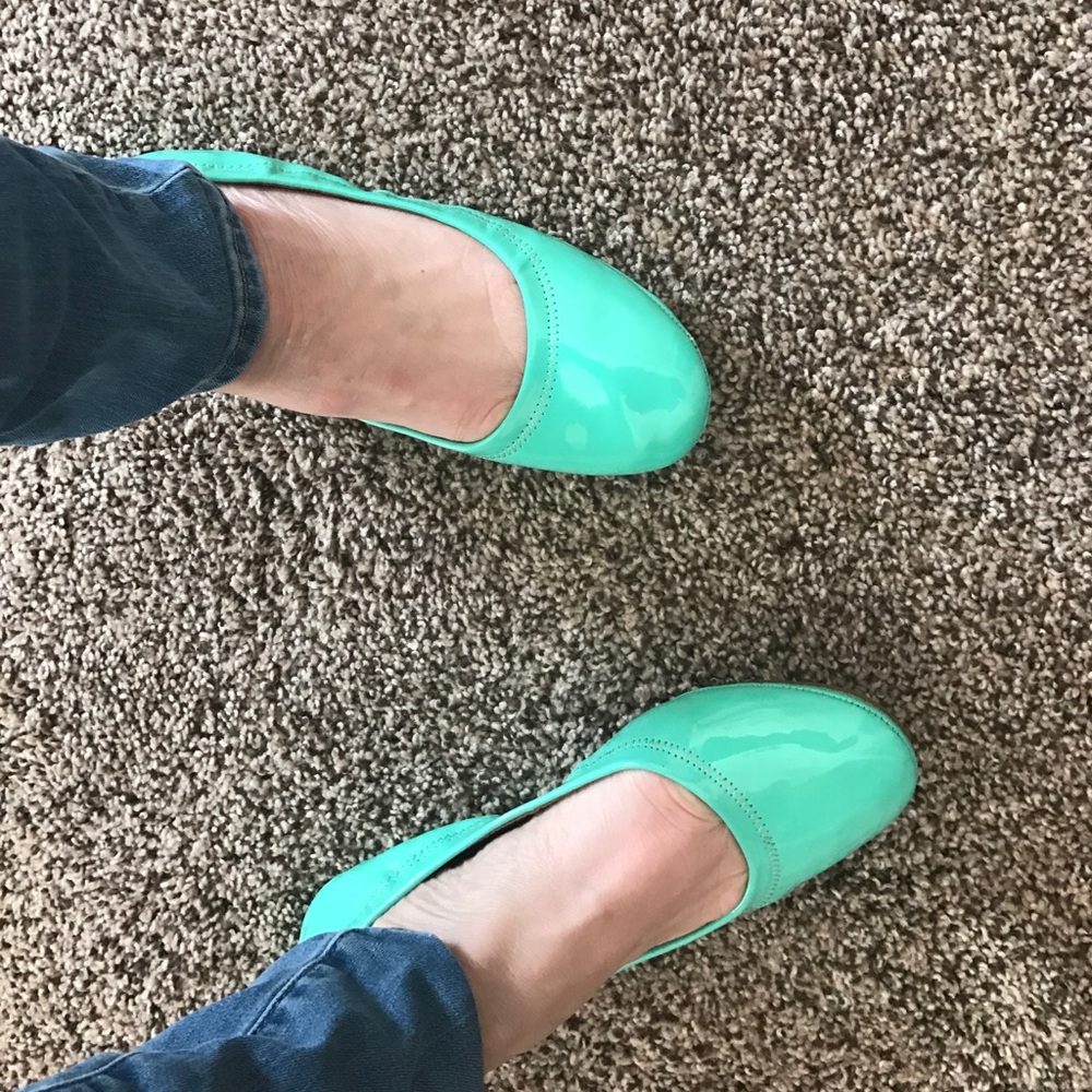 Mint Green Lucky Brand Flats