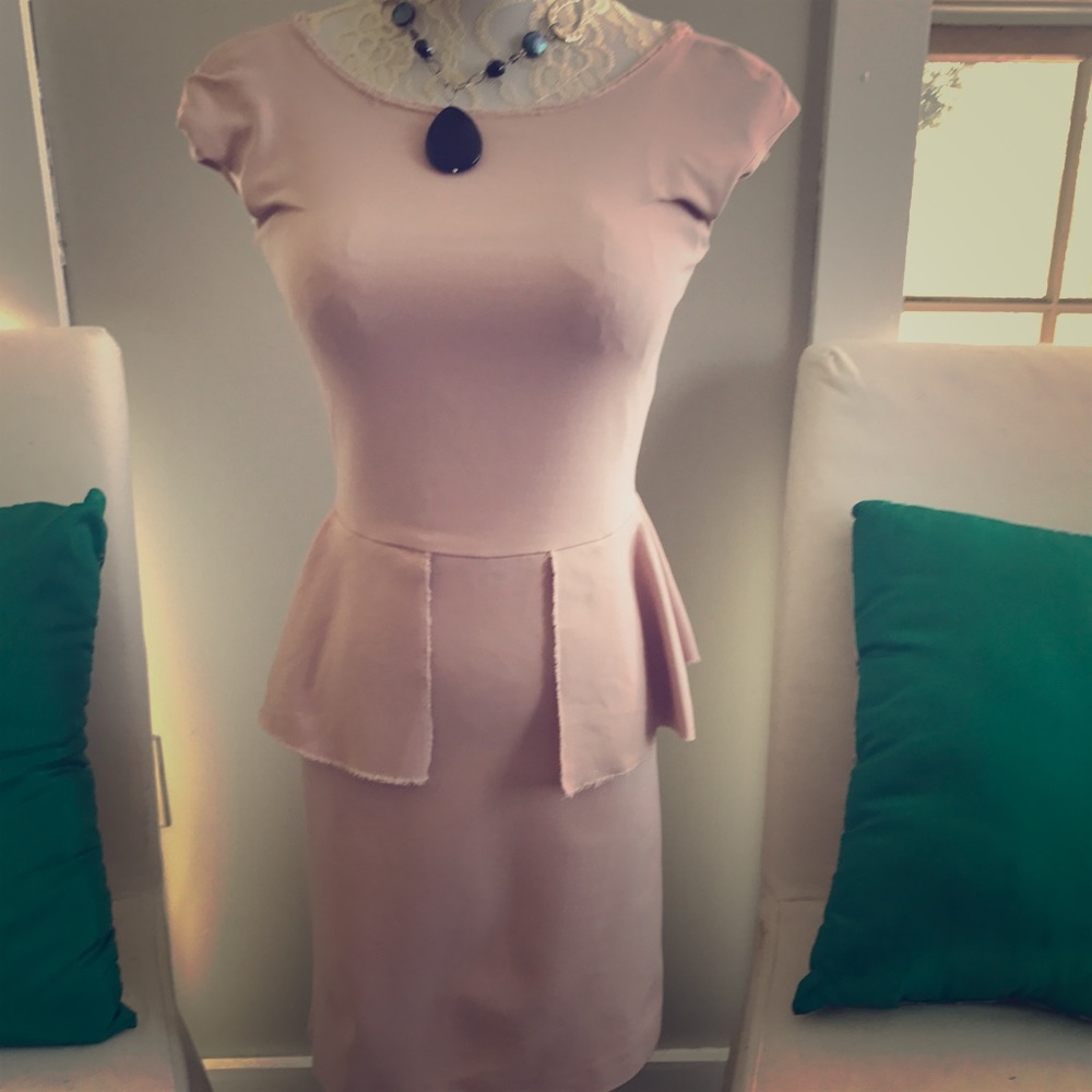 Zara Woman Peplum Dress Size XS
