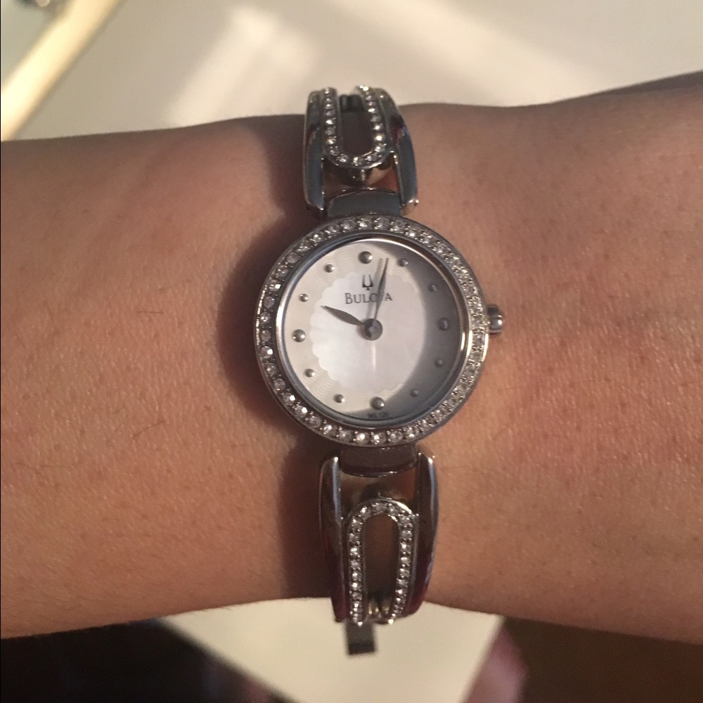 Bulova Mother of pearl watch