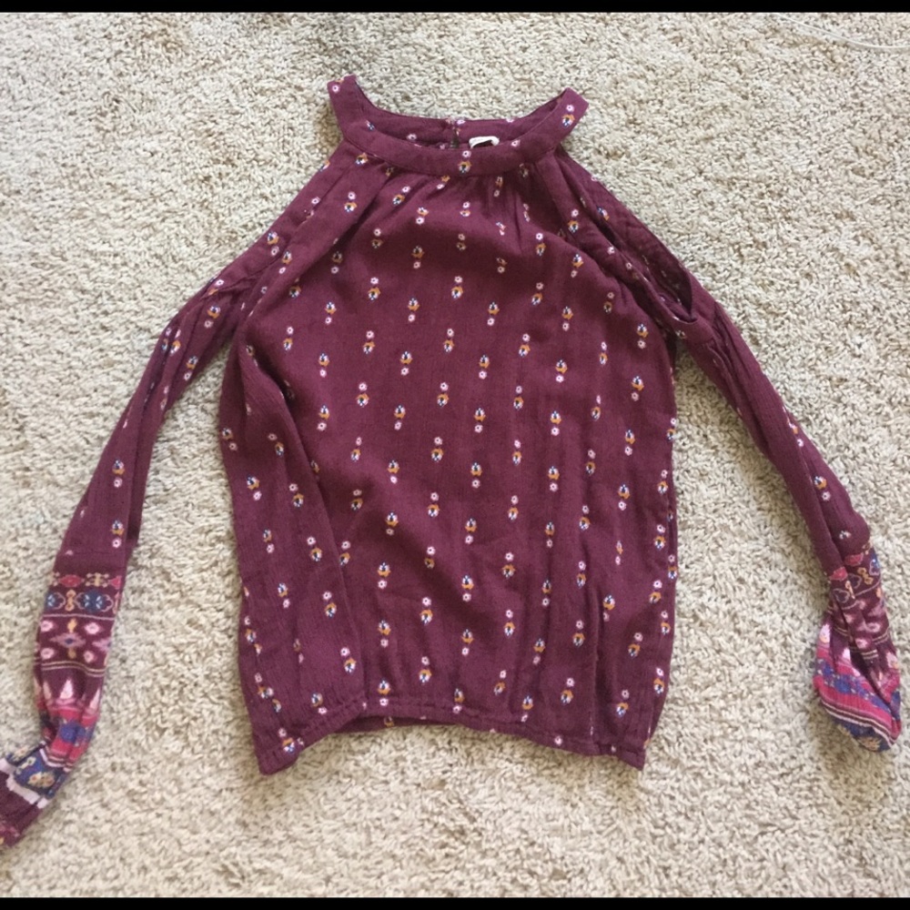 Hollister off the shoulder top
