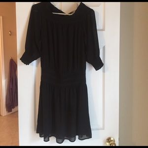 Black Michael Kors off the shoulder dress
